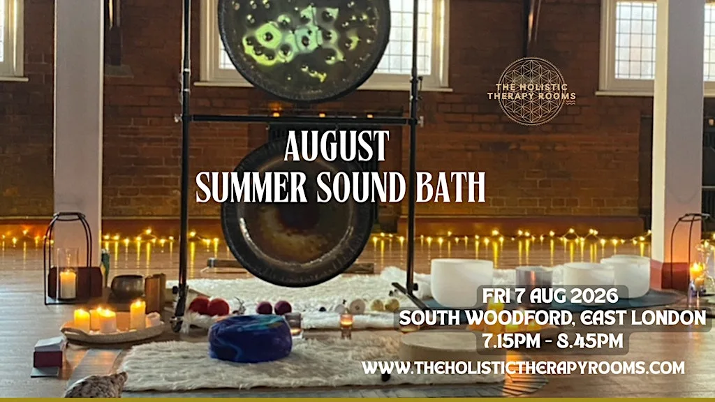 August Summer Sound Bath at Woodford Memorial Hall