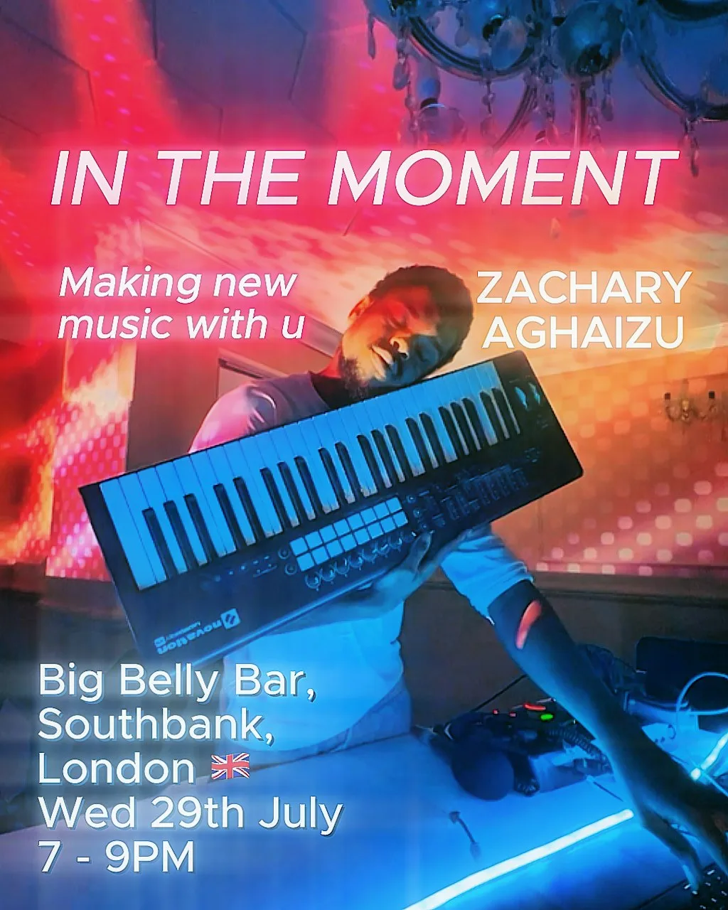 IN THE MOMENT: Live With Zachary Aghaizu at Big Belly Bar & Comedy Club London