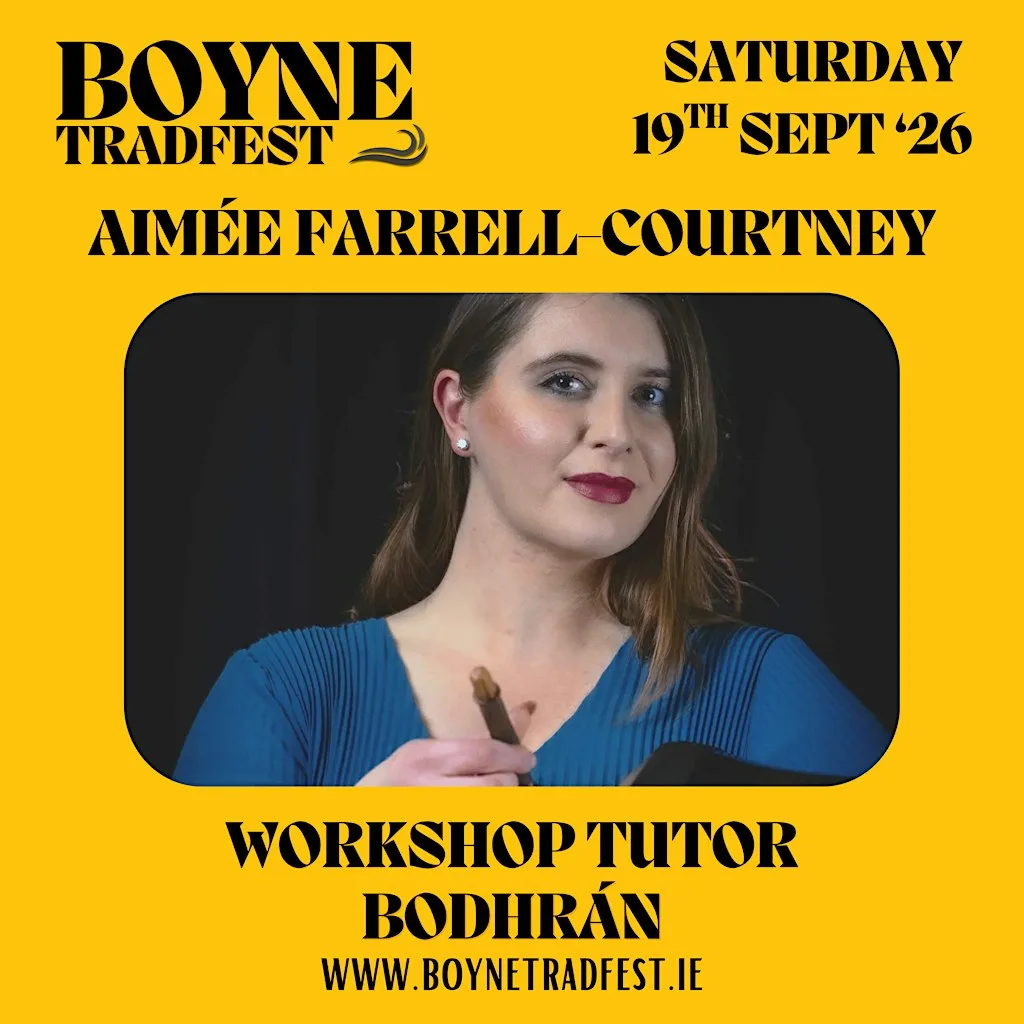 Bodhrán Workshop - Aimée Farrell-Courtney at St Oliver's Community College (A92 D766)