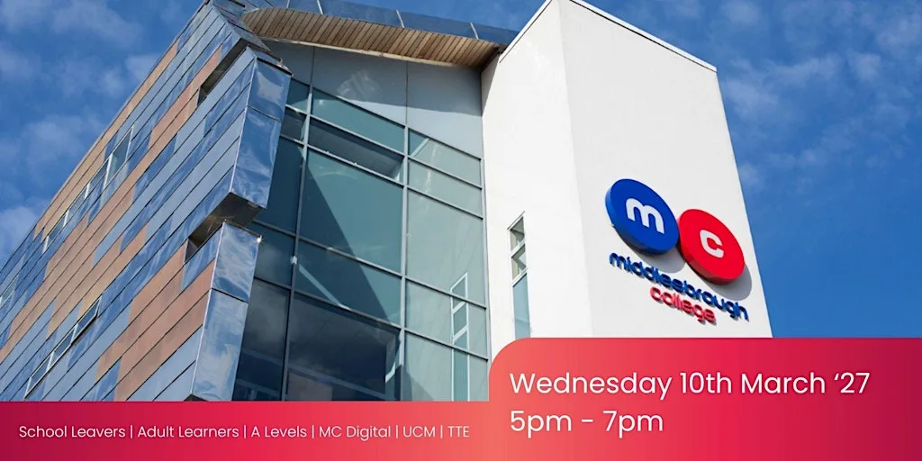 10th March Open Event | Middlesbrough College & TTE at Middlesbrough College