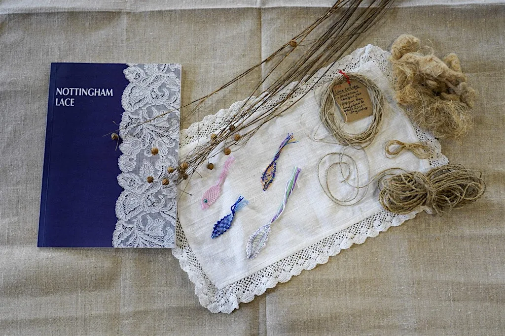 Pugin's Summer Crafts Week 4: Lace and Flax Cordage