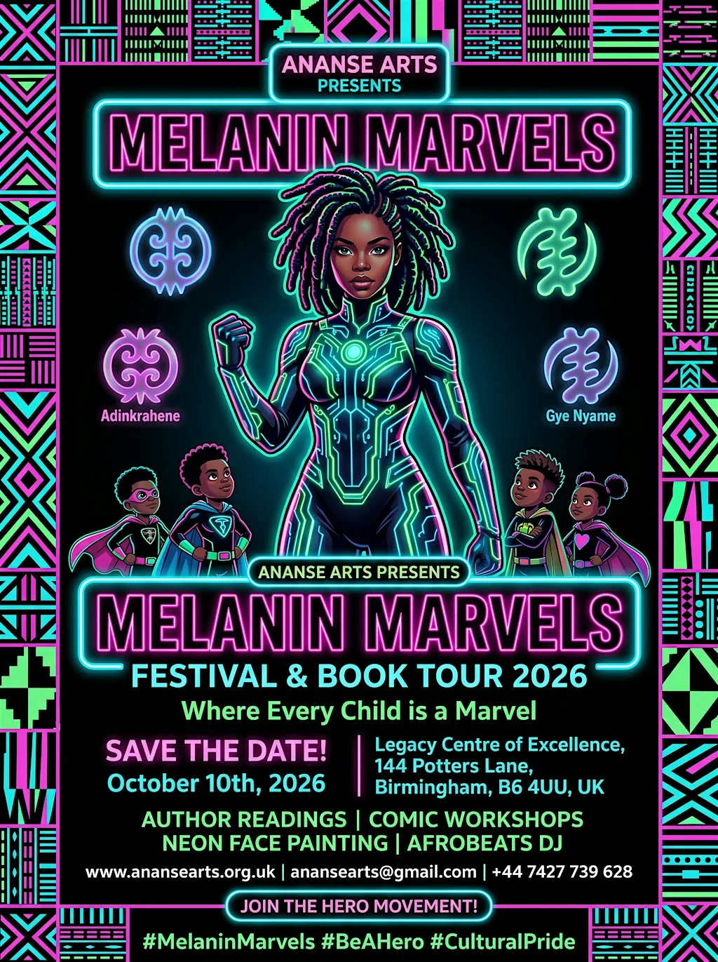 Melanin Marvels Festival - Black History Month Children's Festival at Legacy Centre of Excellence
