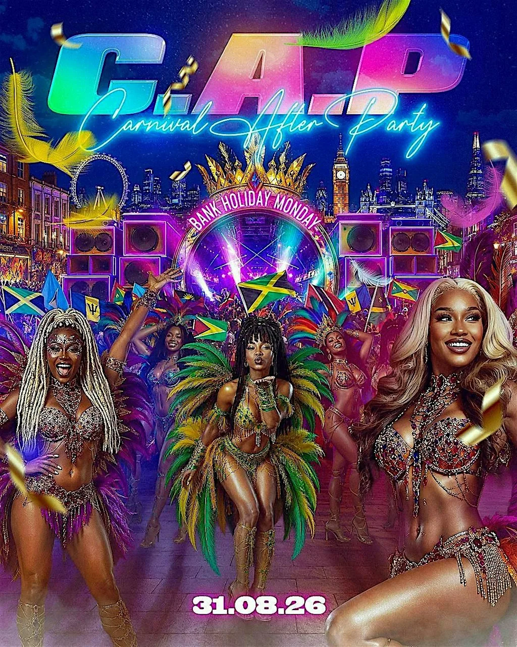 CAP: Notting Hill Carnival After Party 2026 | Bank Holiday Monday | London