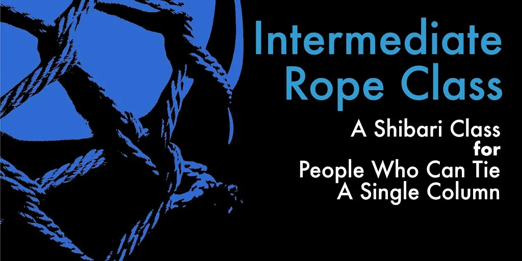 Intermediate Rope Class - Aug - Topic TBC at Ye Olde Salutation Inn, Hounds Gate, Nottingham