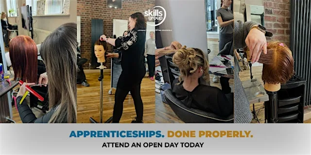 Hairdressing Apprenticeship Open Day - August 7th (PM Session) at Skills Group Training Academy