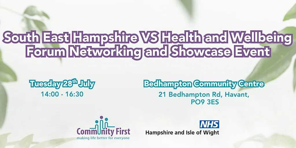 South East Hants VS Health & Wellbeing Forum Networking and Showcase Event at Bedhampton Community Centre