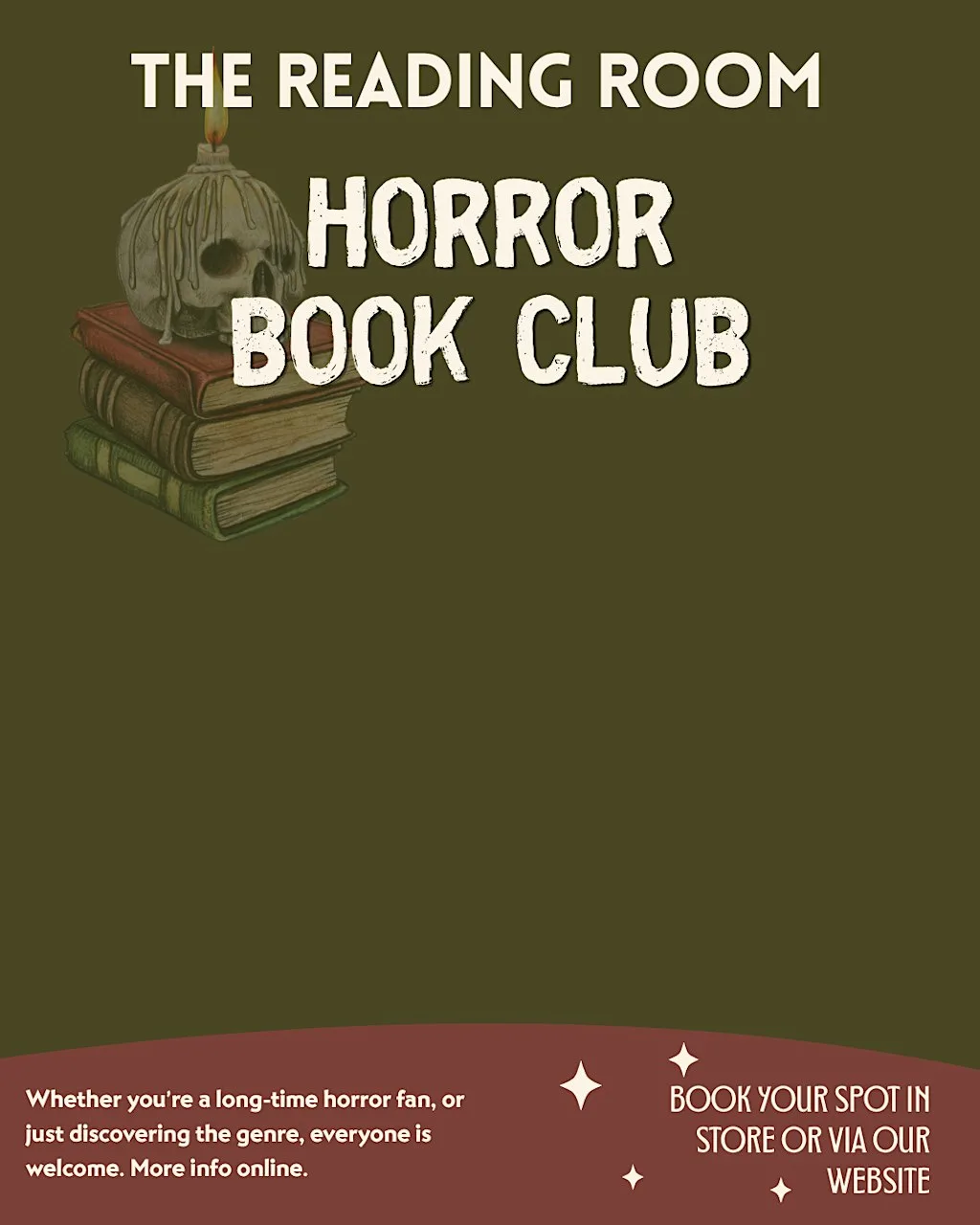 Horror Book Club - September at The Reading Room