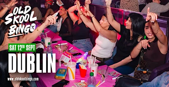 Old Skool Bingo Sat 12th Sep Dublin at Chillers On The Green