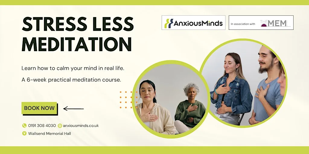 Stress Less Meditation at The Wallsend Memorial Hall