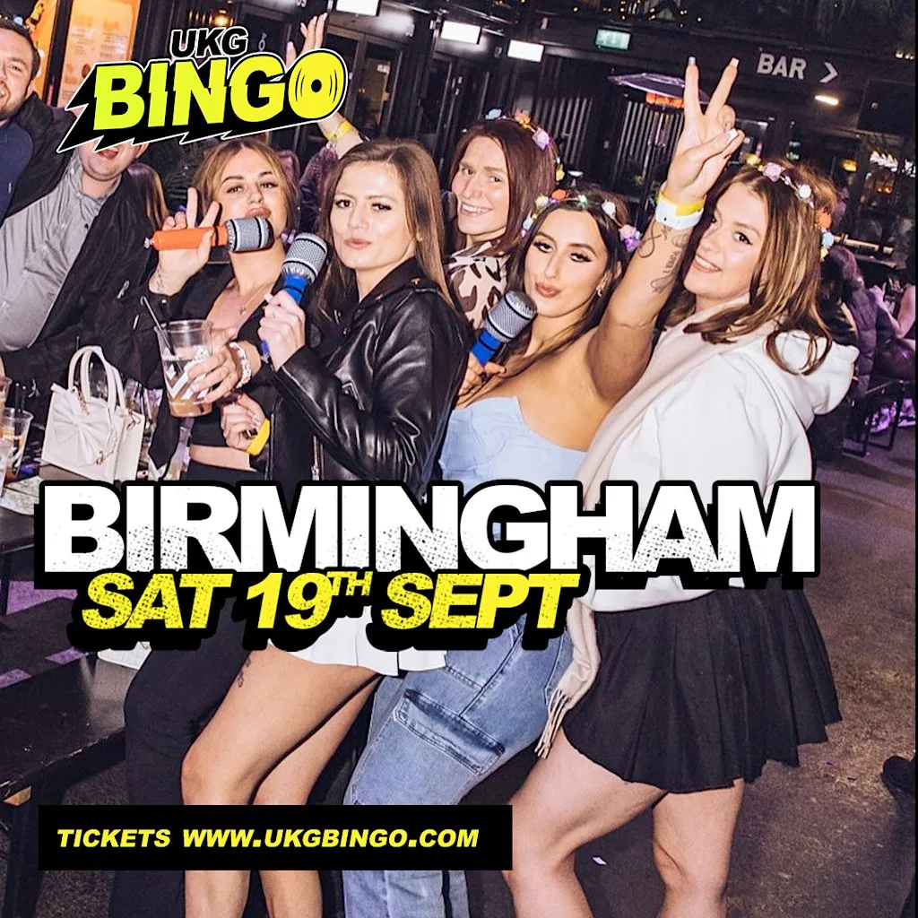 UKG Bingo Sat 19th September Birmingham at The Rainbow
