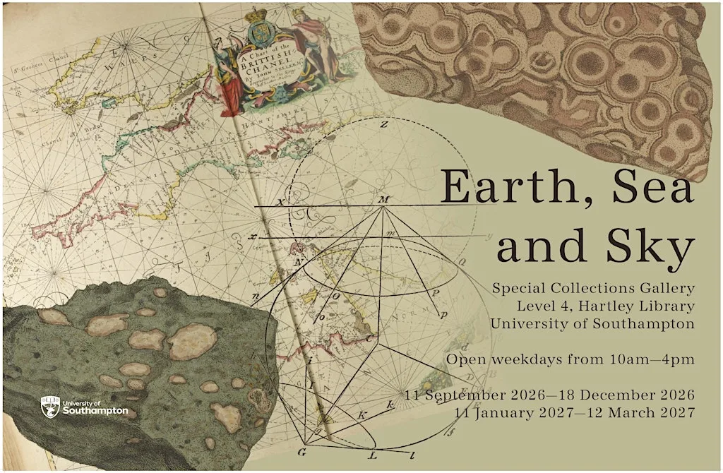 Earth, Sea and Sky - Special Collections exhibition at Hartley Library