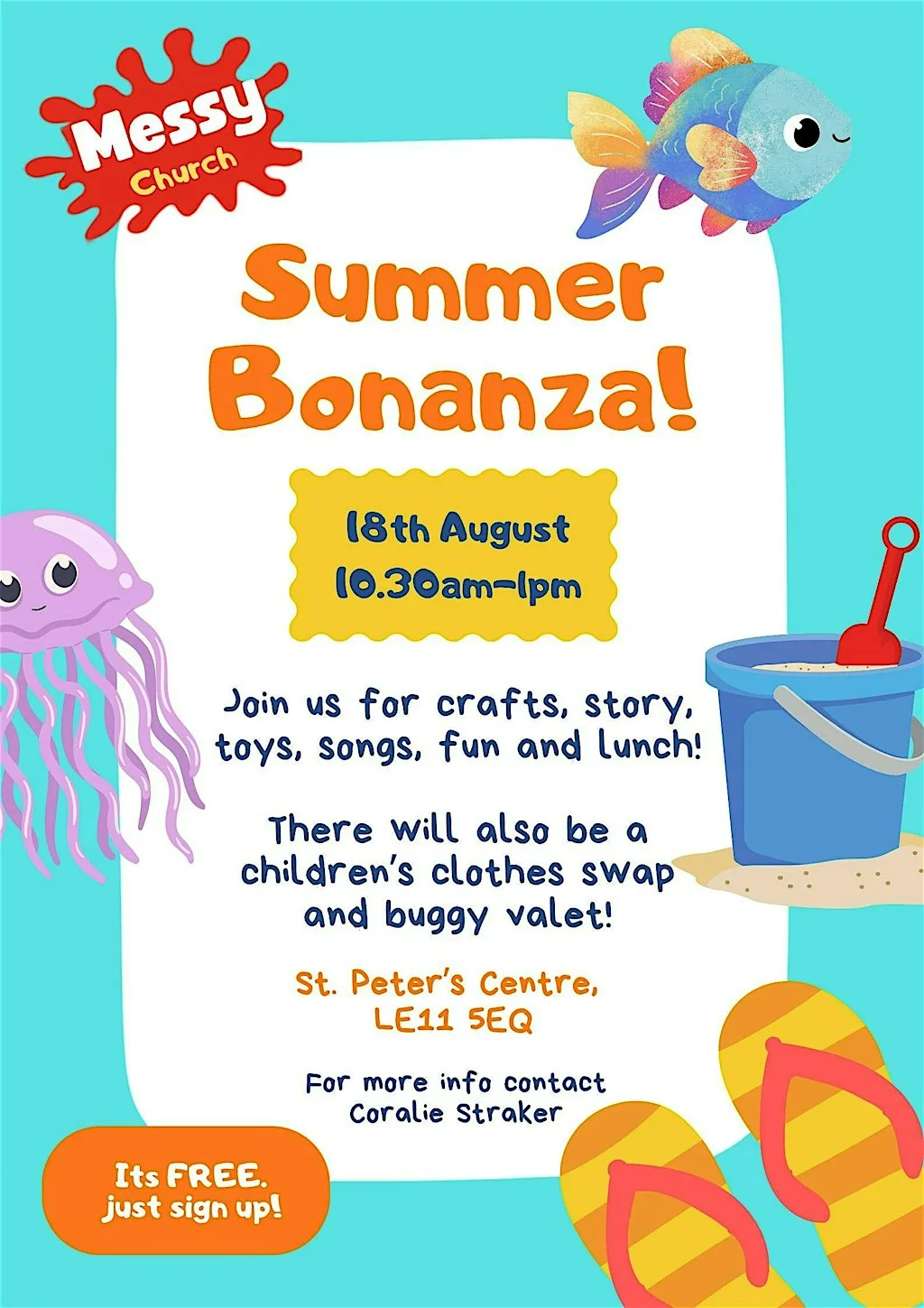 Messy Church - Summer Bonanza! at Elim Church Loughborough