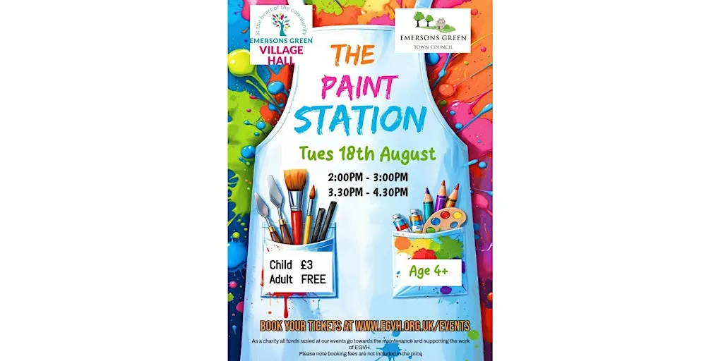 The Paint Station at Emersons Green Village Hall