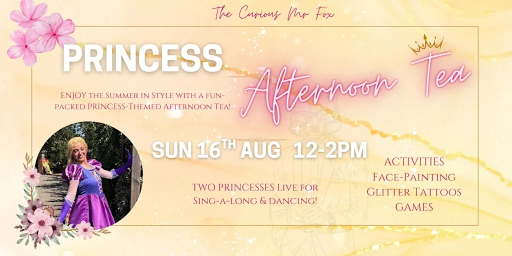 Princess Afternoon Tea at The Curious Mr Fox