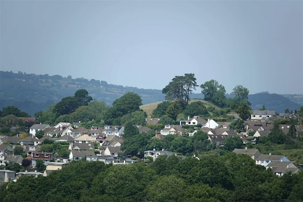 A walk with Raph, to Castle Dykes at Highweek Village Hall.