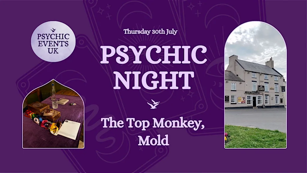 PSYCHIC READINGS NIGHT Thursday 30th July, The Top Monkey at The Top Monkey