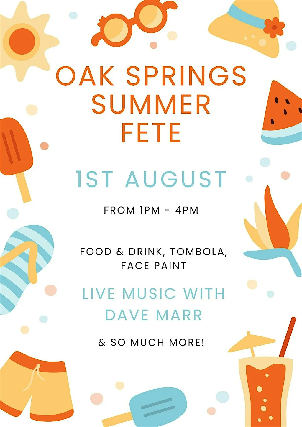 ☀️ OAK SPRINGS SUMMER FETE ☀️ at Oak Springs Care Home