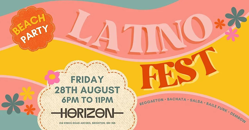 Latino Fest Beach Party (Brighton) August 2026 at Horizon Nightclub