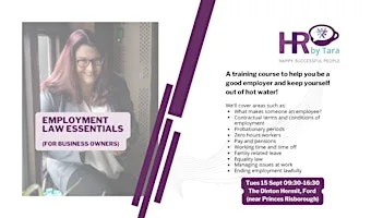 Employment law essentials for business owners at The Dinton Hermit