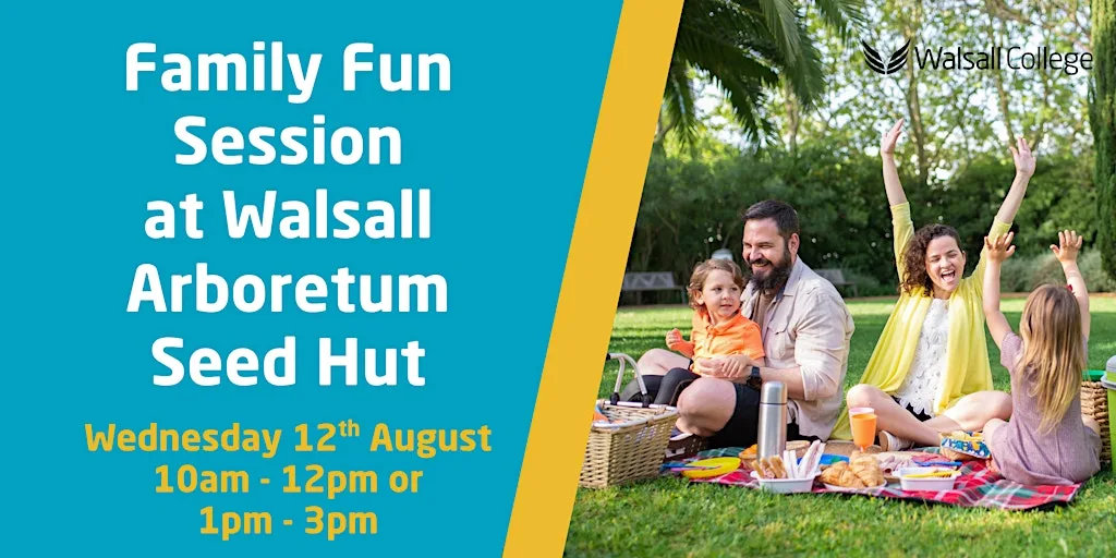 Family Fun Session at Walsall Arboretum Seed Hut at Walsall Arboretum