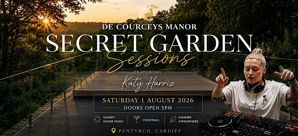 Secret Garden Sessions Featuring Katy Harriz at De Courceys