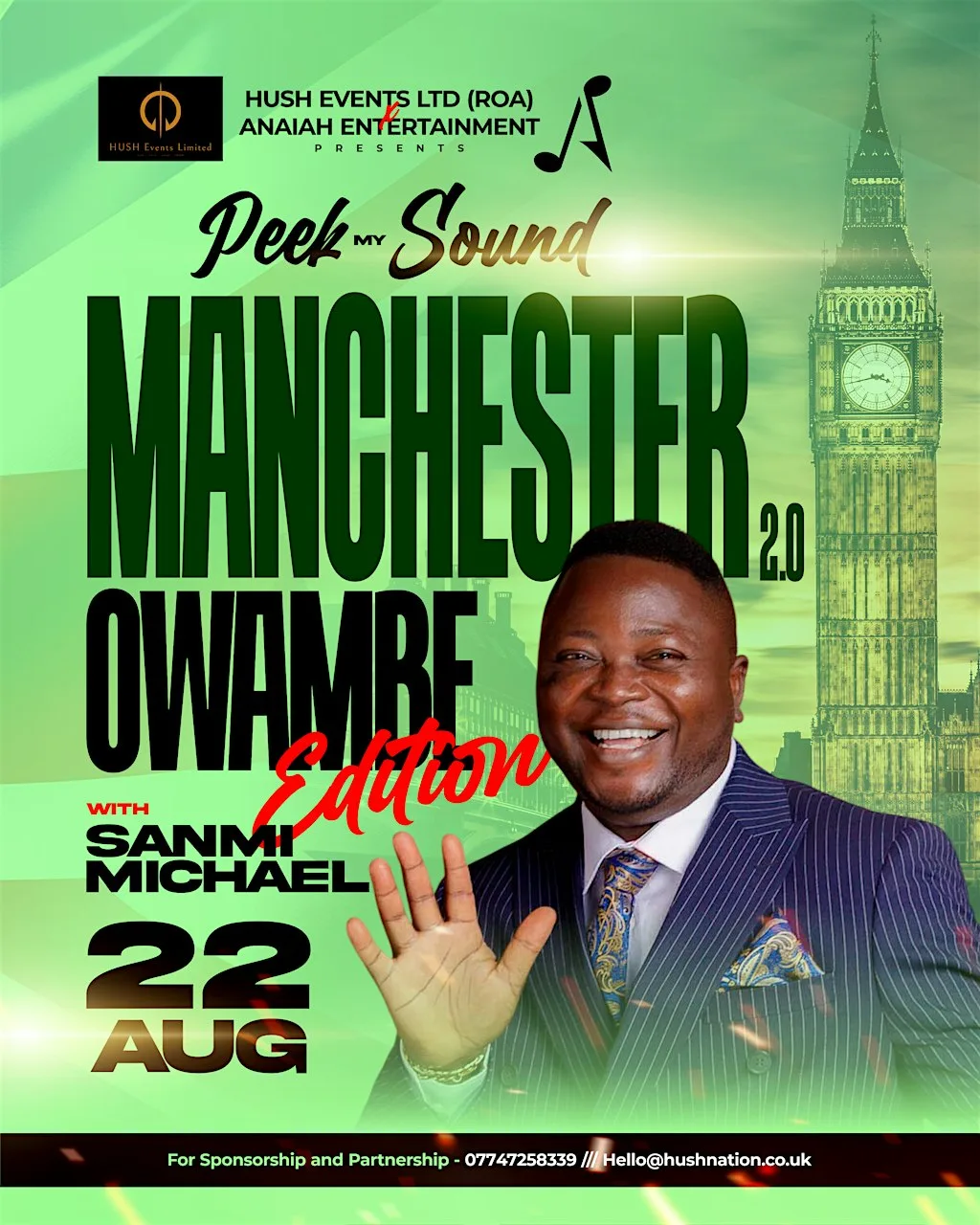 PEEK MY SOUND MANCHESTER 2.0 - OWANMBE EDITION at Peppermints