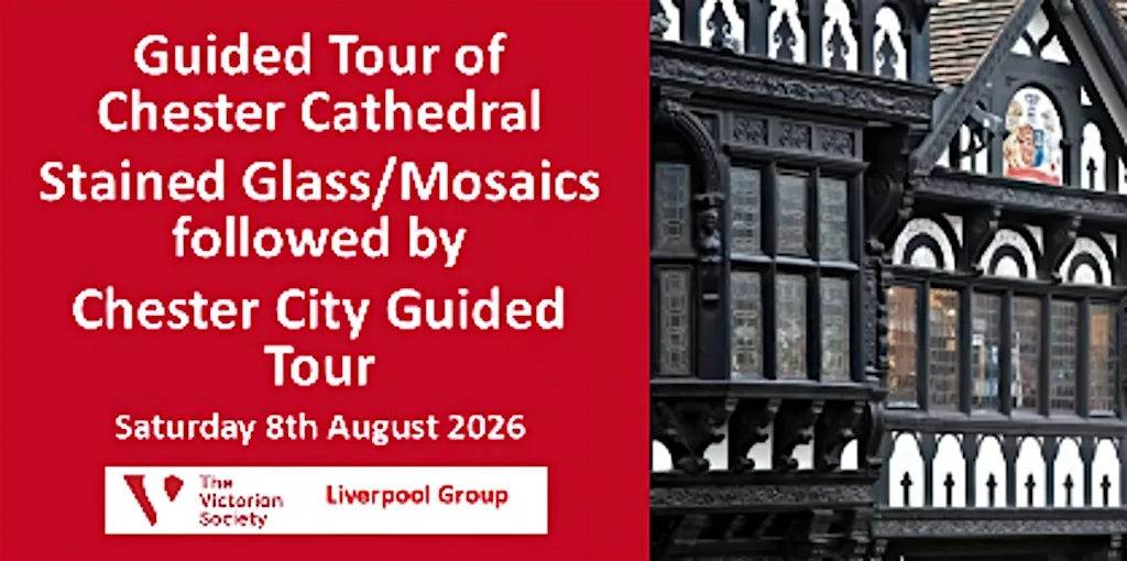 Chester Cathedral stained glass and mosaics, followed by a tour of the city at Chester Cathedral