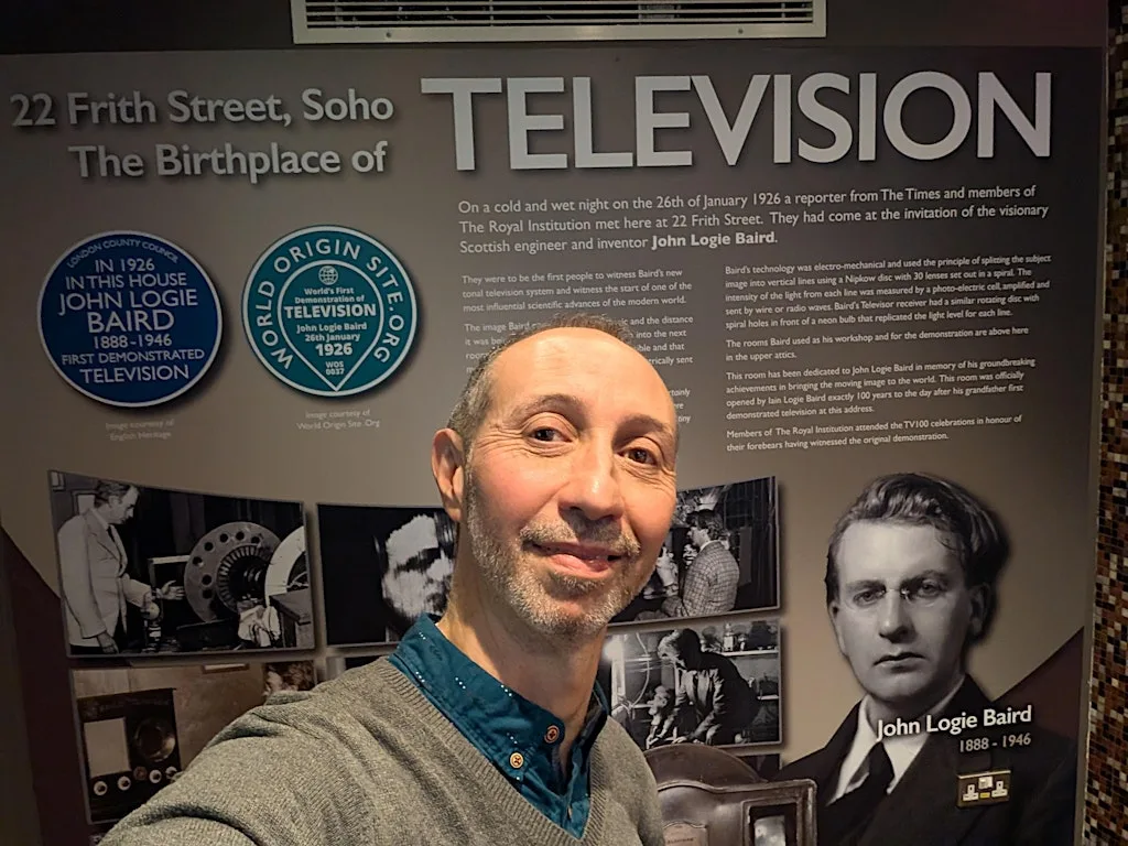 100 Years of Television: In the Steps of Pioneer John Logie Baird at The Now Building (Outernet), Tottenham Court Road Tube , Charing Cross Road Exit