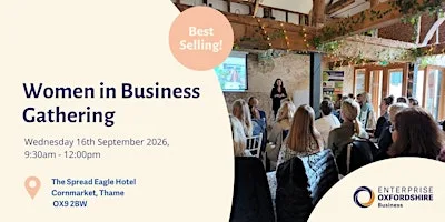 Enterprise Oxfordshire Women in Business Gathering
