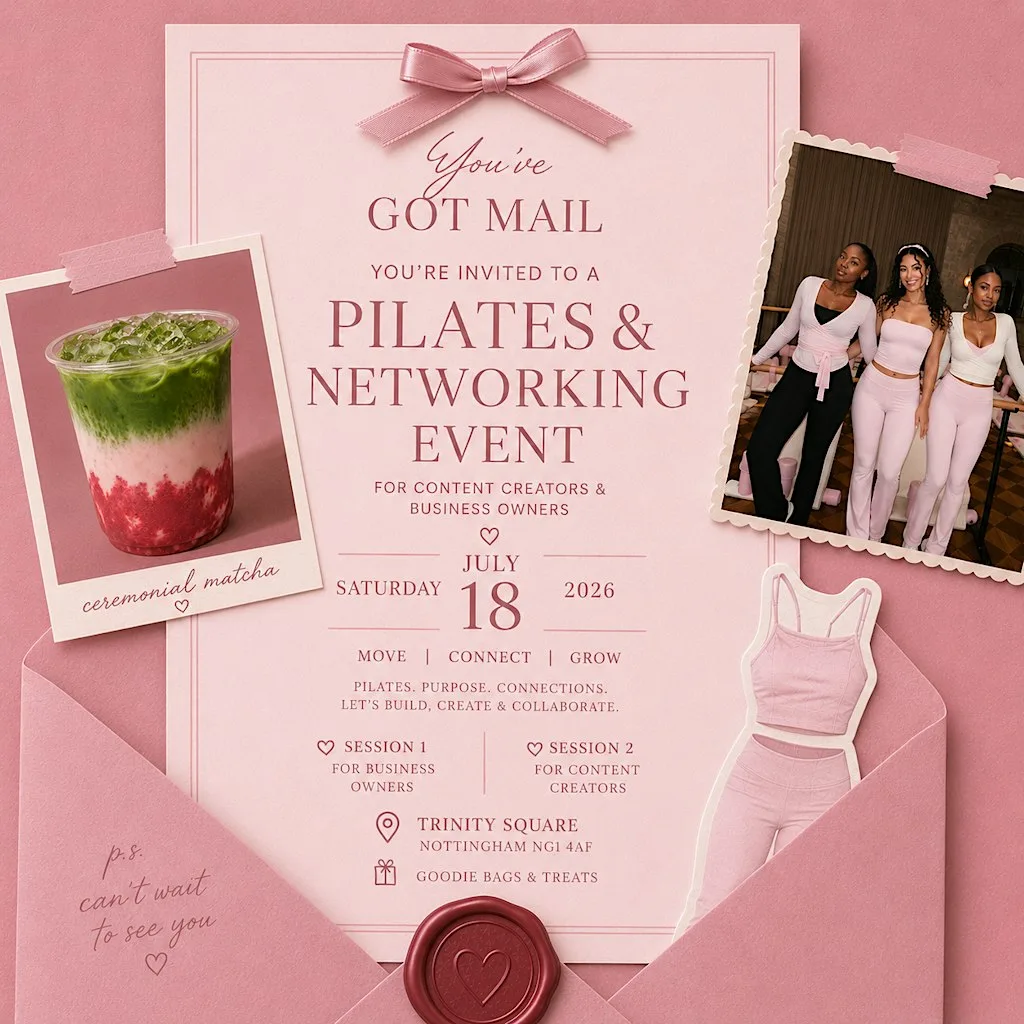 The PINK Parlour - Pilates & Networking Event SESSION 1