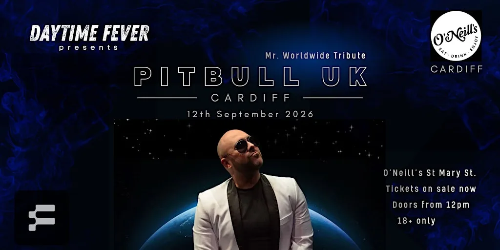 Pitbull UK - Mr. Worldwide Tribute - Cardiff at O'Neill's St Mary Street