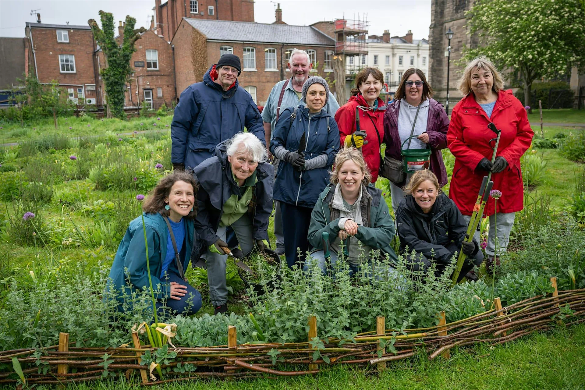 Community Gardening at Leamington's Living Labyrinth