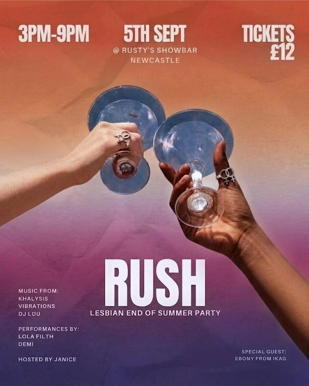 Rush - End Of Summer Party at Rusty's Showbar