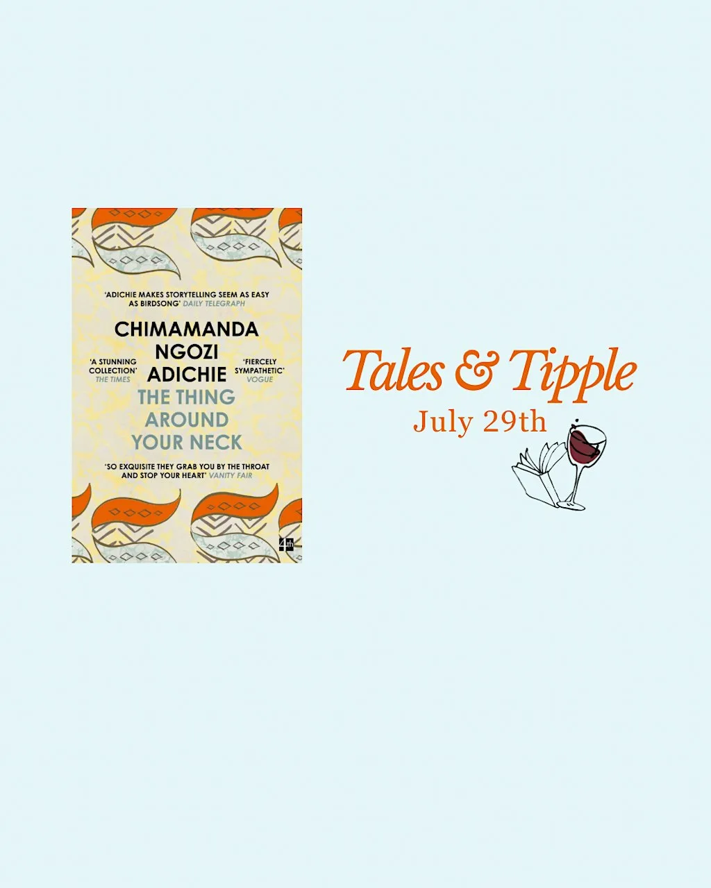 Tales & Tipple Bookclub at The Archives