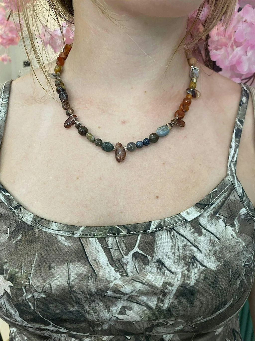 Crystal Necklace Workshop at Miss Crystal Ltd