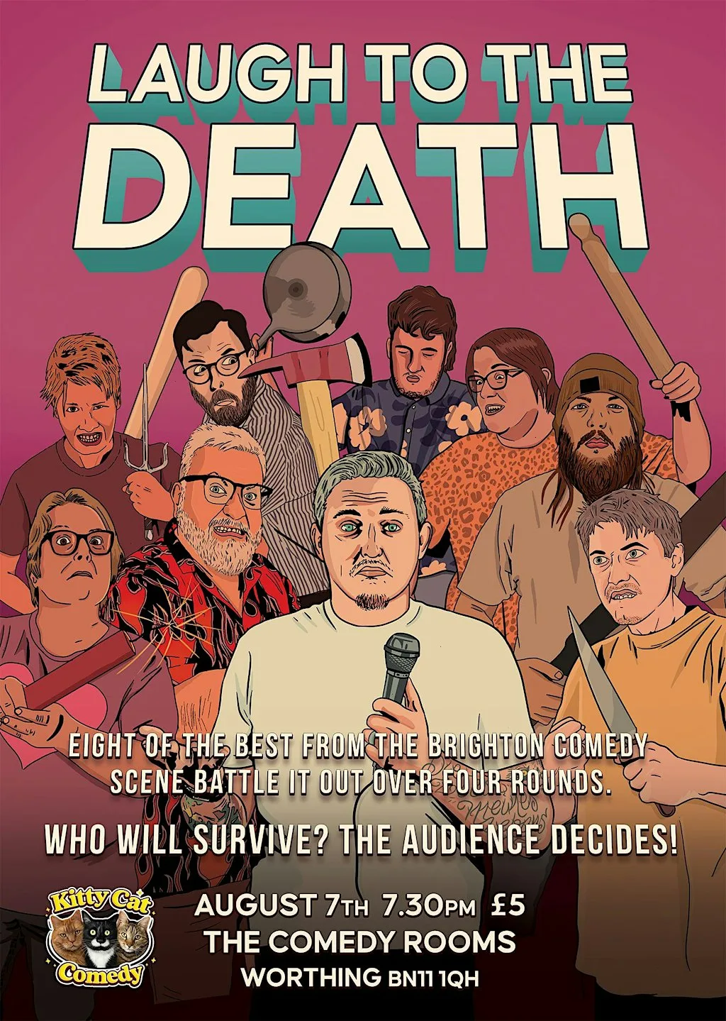 Laugh To The Death at The Comedy Rooms