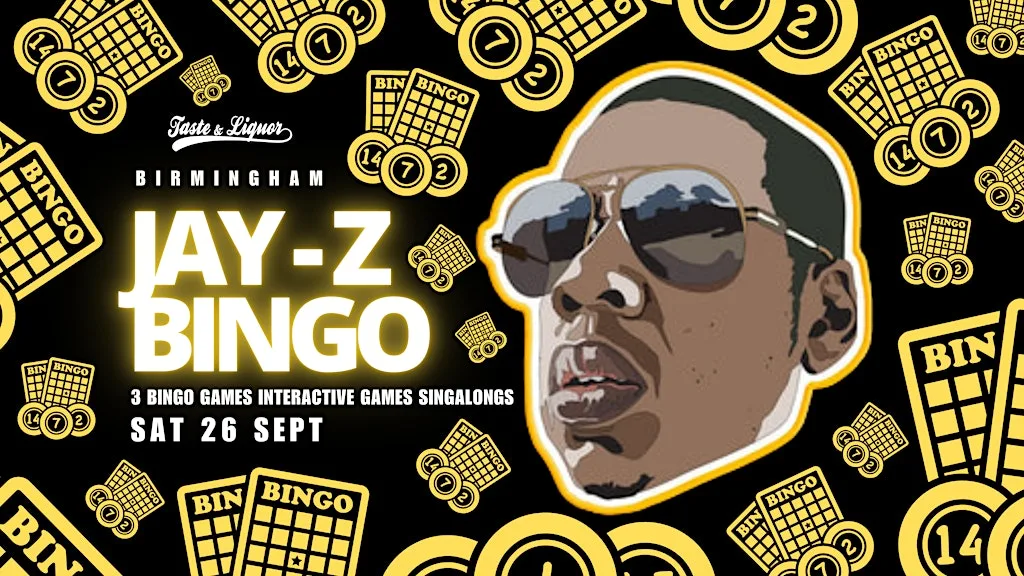 Jay-Z Bingo Birmingham 2026: (September 26) at The Bierkeller Birmingham