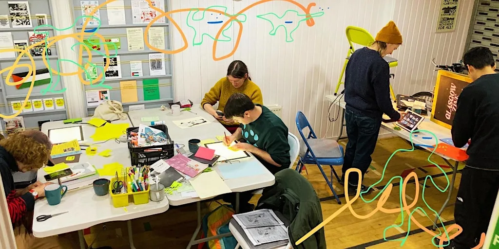 DIY Animation Club at Glasgow Zine Library