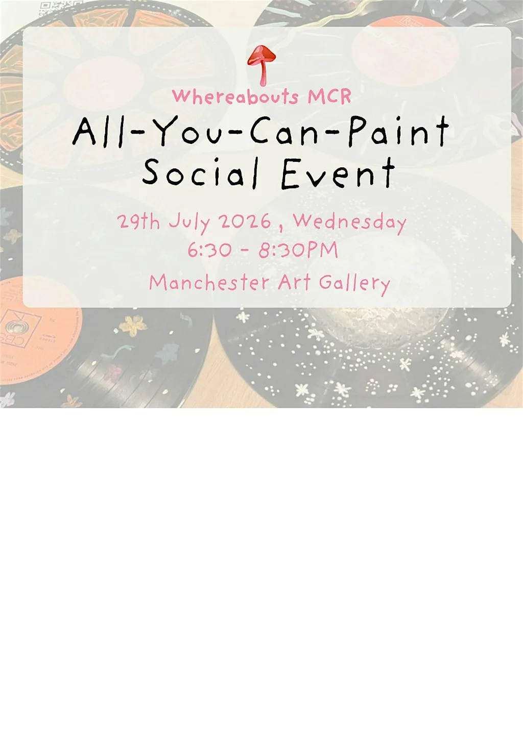 All-You-Can-Paint Women's Creative Social | Manchester Art Gallery at Manchester Art Gallery
