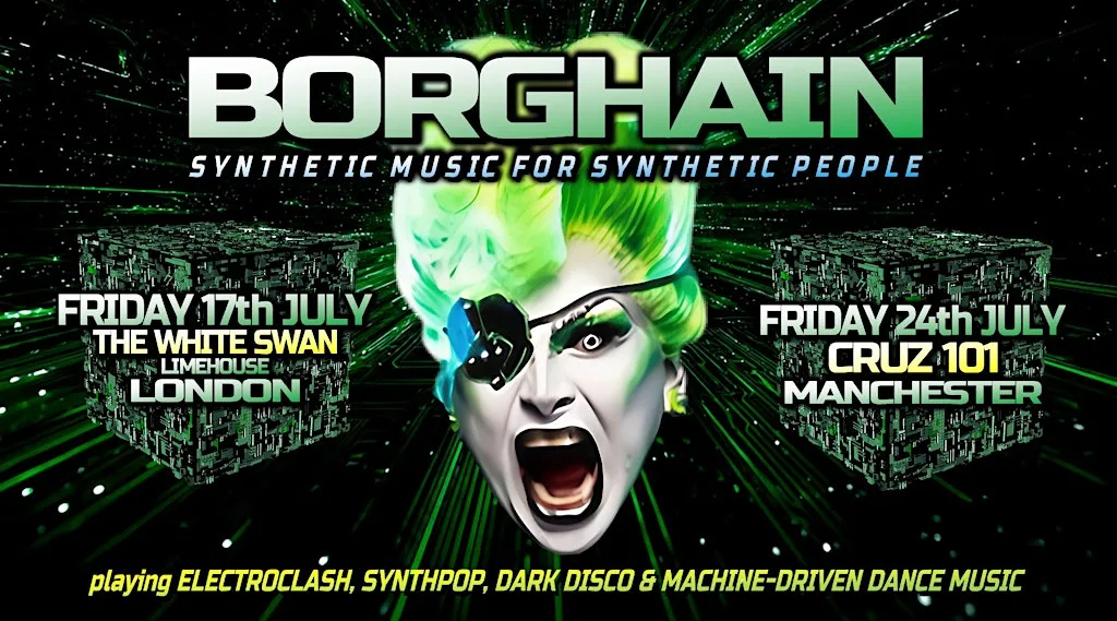 BORGHAIN: electroclash + synthpop + dark disco (Manchester) at Sub101