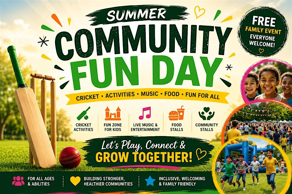 Community Cricket Fun day at Haydn Road Community Cricket Ground