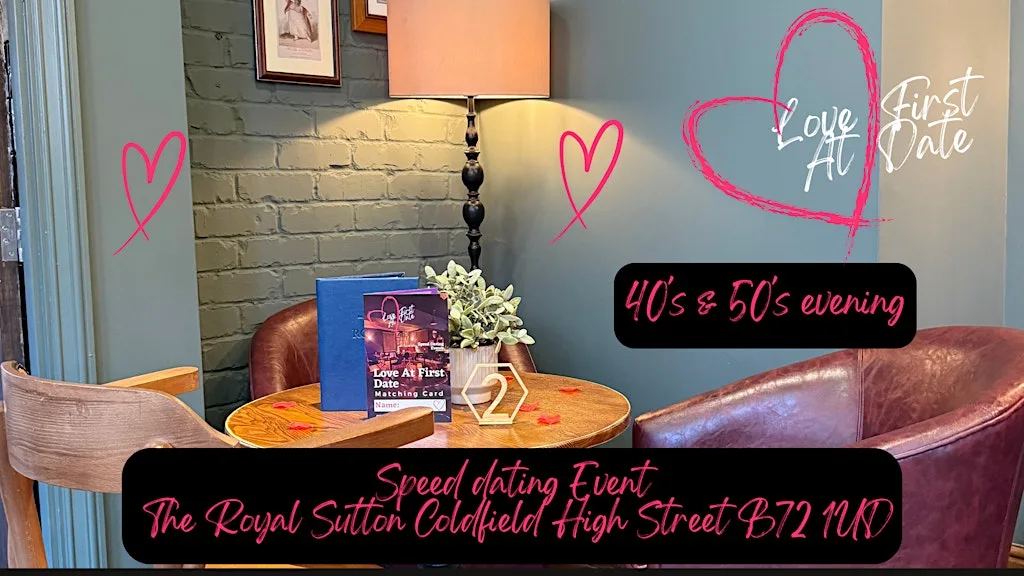 40's & 50's Speed Dating Evening in Sutton Coldfield Birmingham
