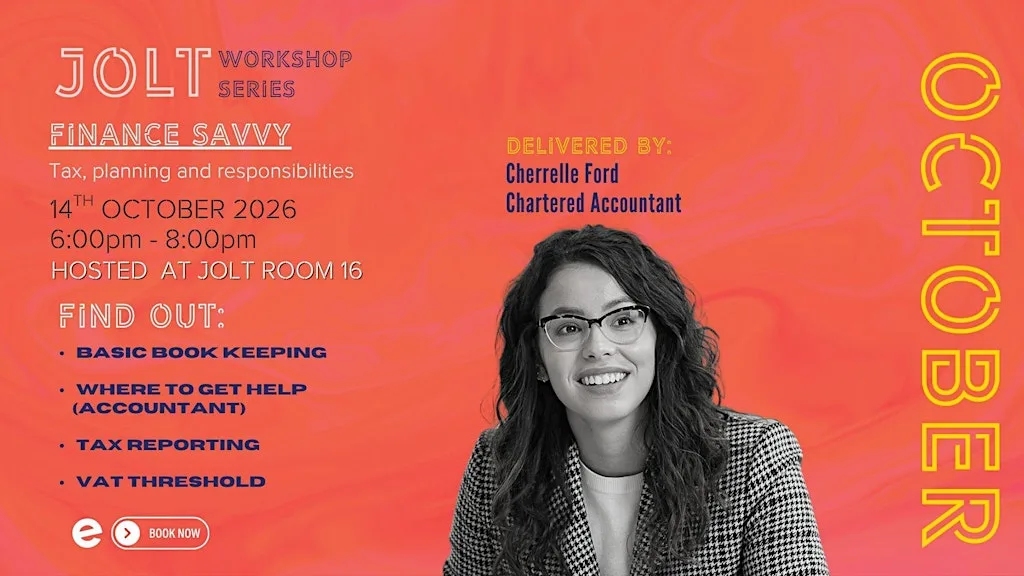 FINANCE SAVVY WORKSHOP at JOLT Studios