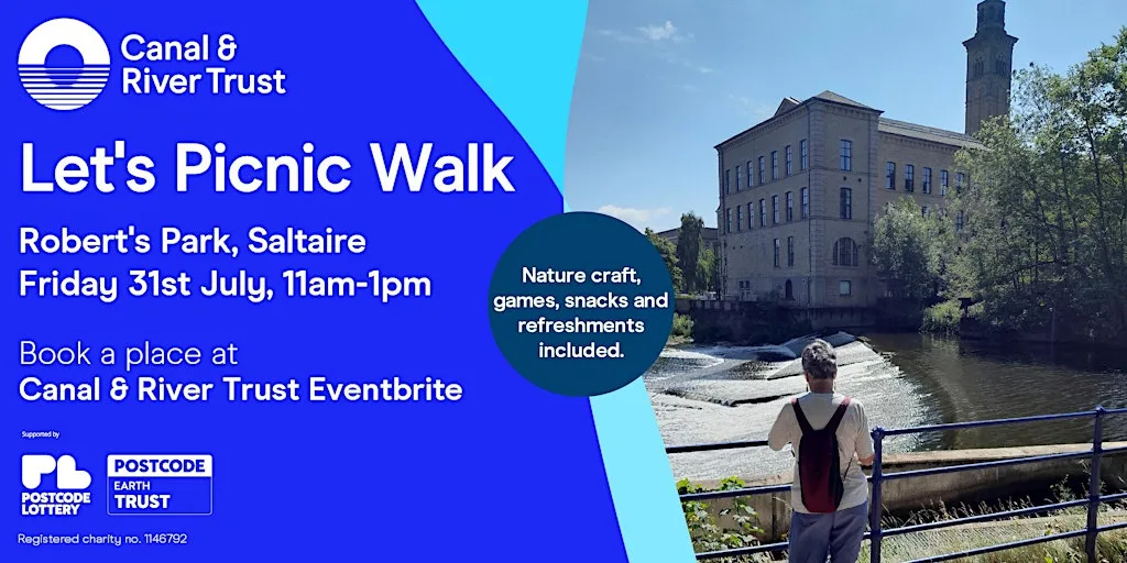 Let's Picnic Walk at Saltaire, nr New Mill