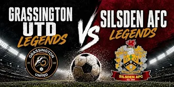 Grassington Utd Legends Vs Silsden AFC Legends Charity Football Match at Silsden Association Football Club