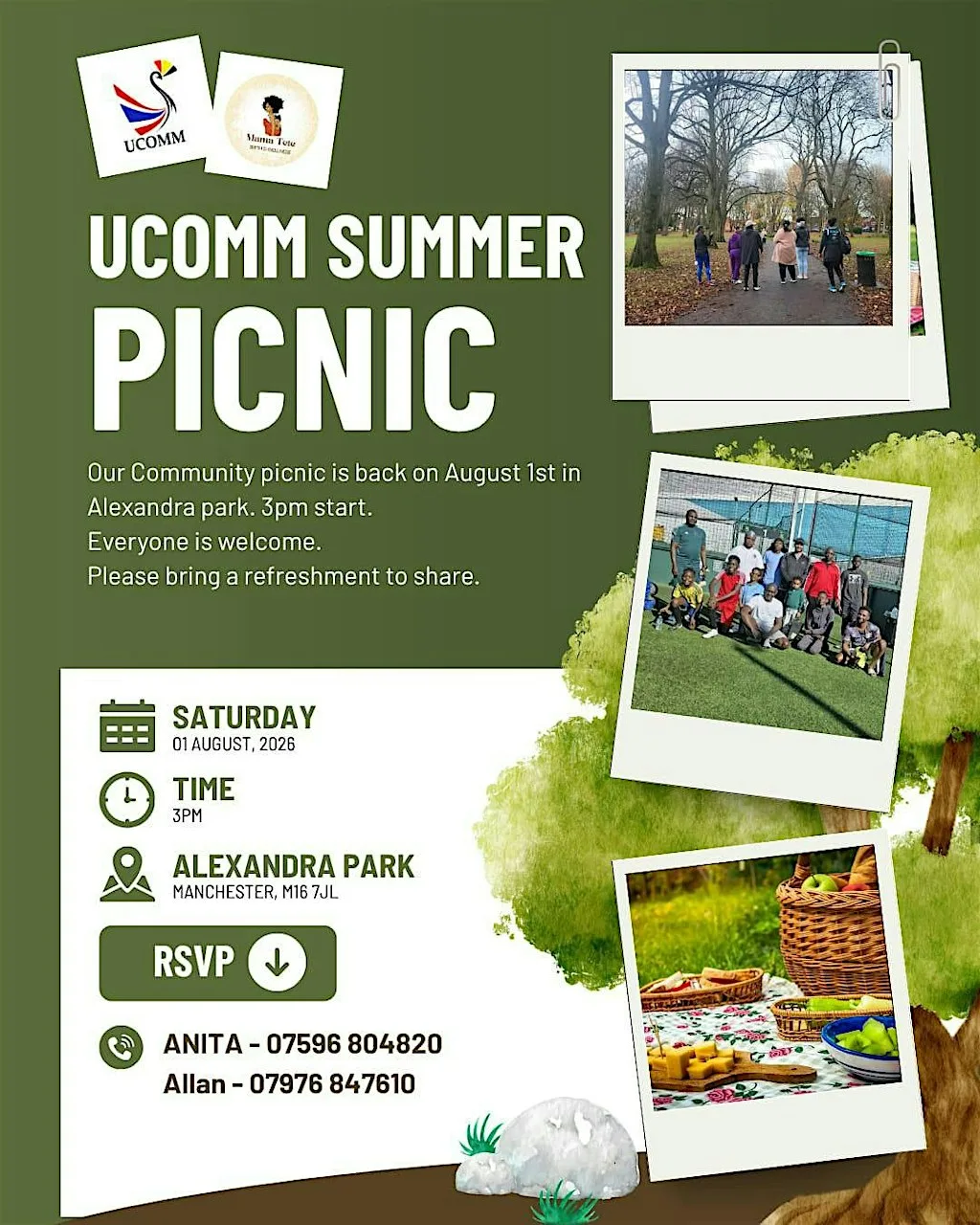 Uganda Community in Greater Manchester (UCOMM) - Summer Picnic at Alexandra Park