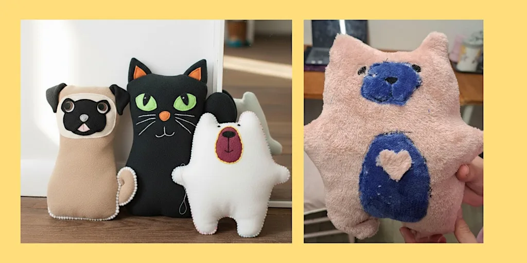 Kid Sewing Workshop: Craft Your Own Cuddly Friend Pillow at High Bridge Works Newcastle Upon Tyne