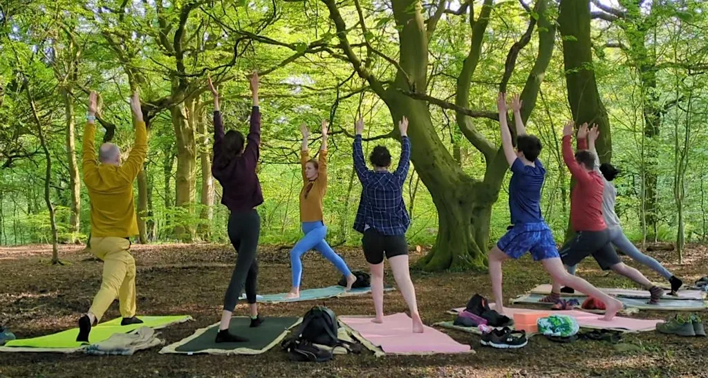 Sunrise Yoga in the Woods at The Chevin