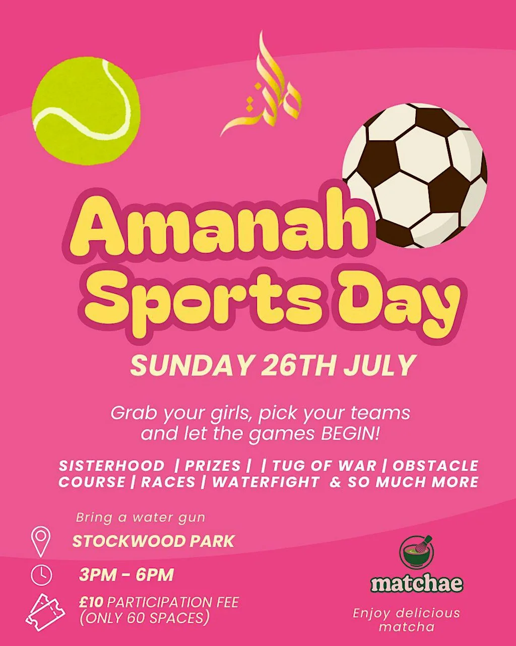 AMANAH SPORTS DAY at Stockwood Park