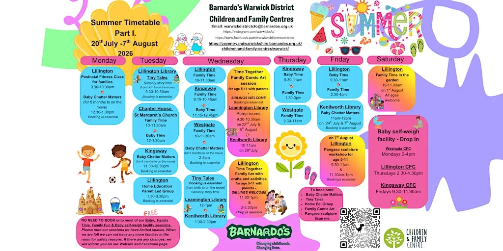 Baby Time, Family Time, Time Together & Postnatal Fitness-NO NEED TO BOOK